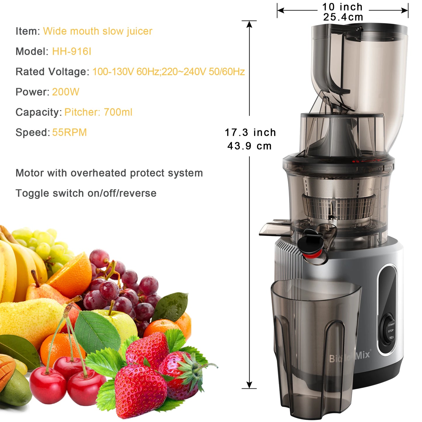 GoJuicy Electric Mini Blender
